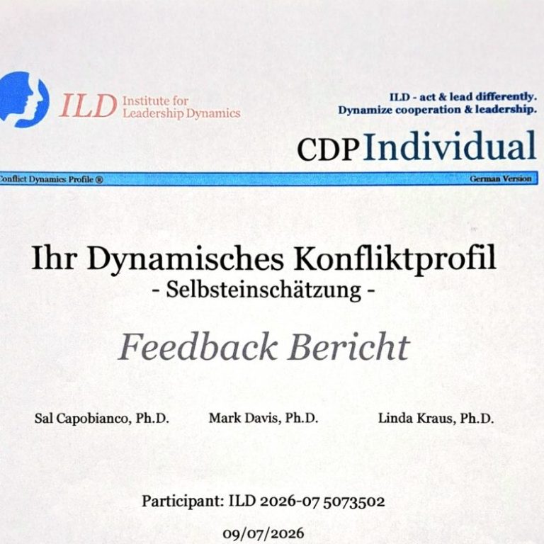 CDP-Feedback-Bericht